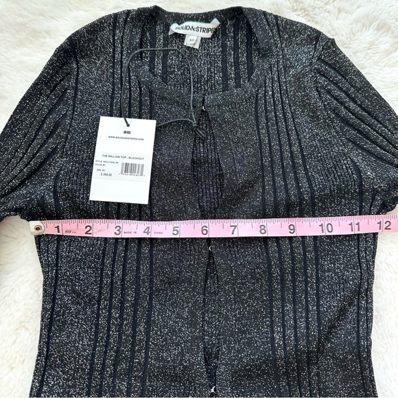 NWT!!! Solid and Striped shimmer top size XS Retail 268$ - Picture 8 of 9